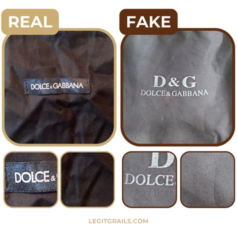 real vs fake dolce gabbana bags|is Dolce & Gabbana genuine.